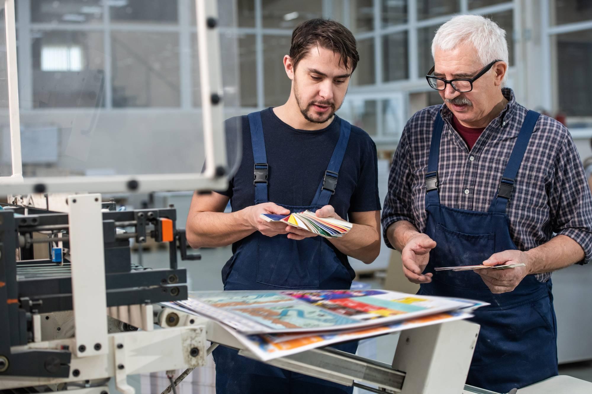 choosing colors for printing